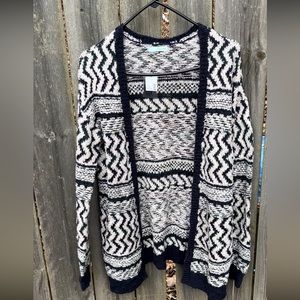 Maurice’s blue, green & off white Cardigan